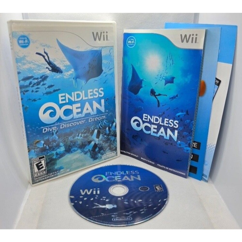 Endless Ocean: Dive, Discover, Dream (Nintendo Wii, 2008) - Complete w/ Manual
